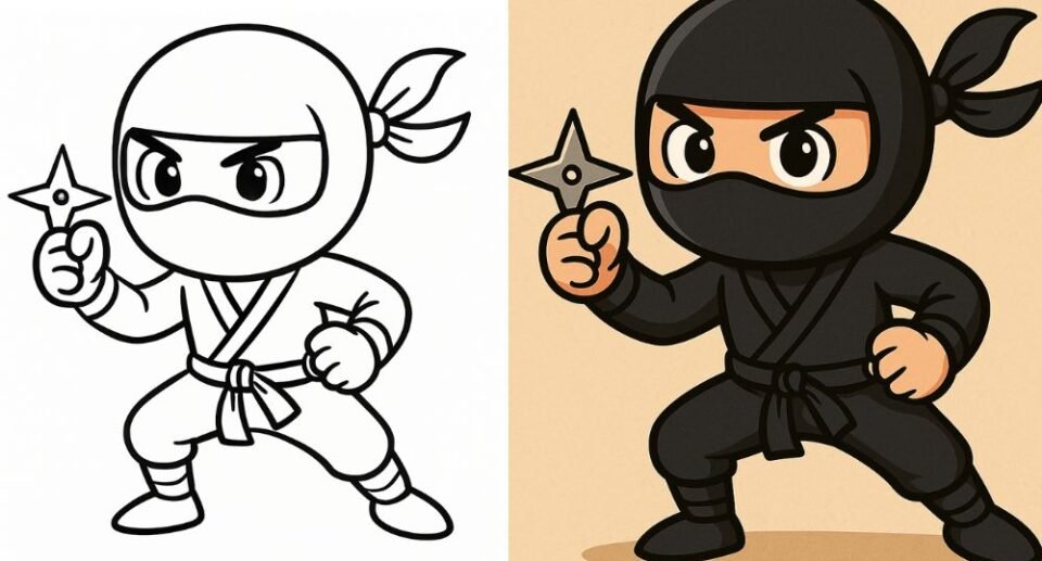Fun and Educational Ninja Coloring Pages for Kids