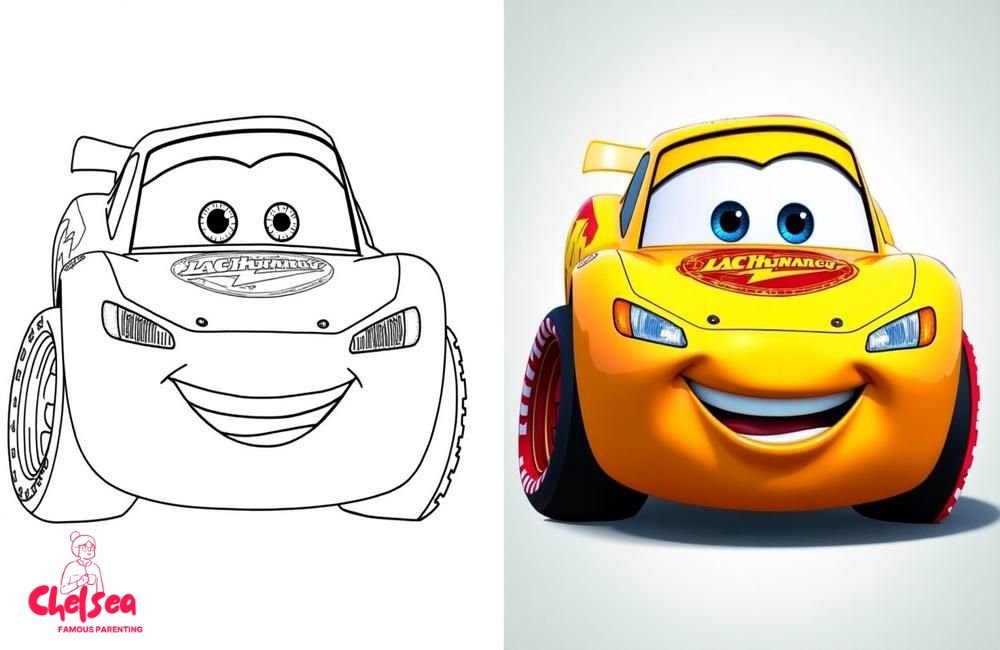 10 Epic Lightning McQueen Coloring Pages for Kids