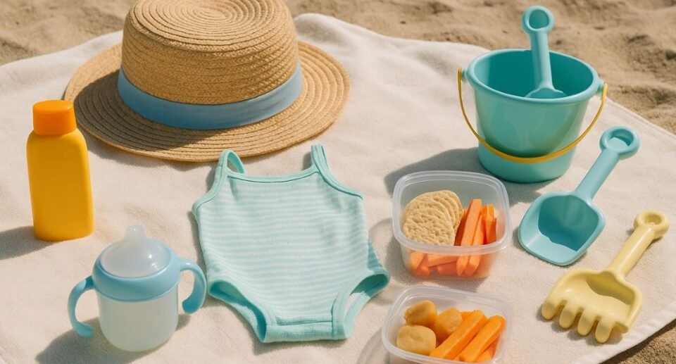 From Sunscreen to Snacks What to Pack for Baby’s First Beach Day