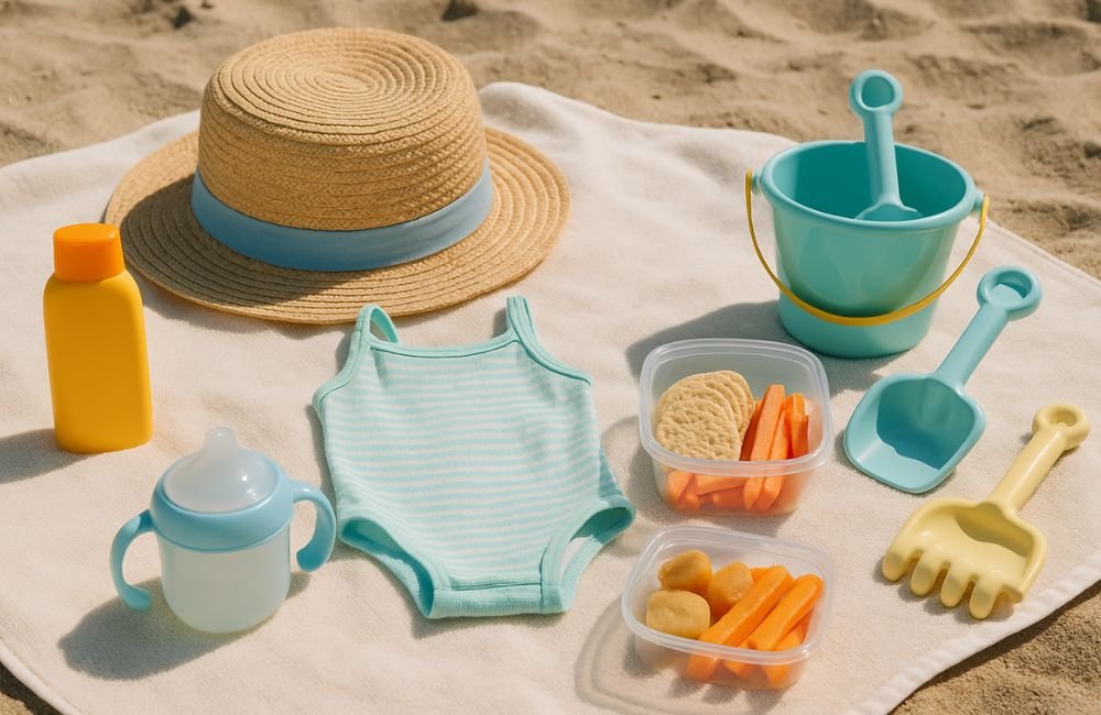From Sunscreen to Snacks: What to Pack for Baby’s First Beach Day