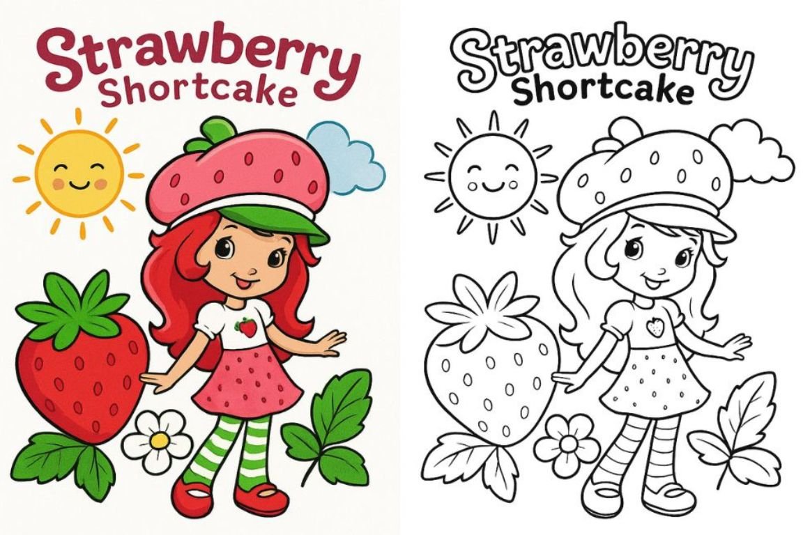 Strawberry Shortcake Coloring Pages: A Berry Sweet Adventure!