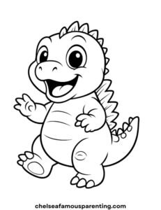 10 Epic Godzilla Coloring Pages for Kids & Adults