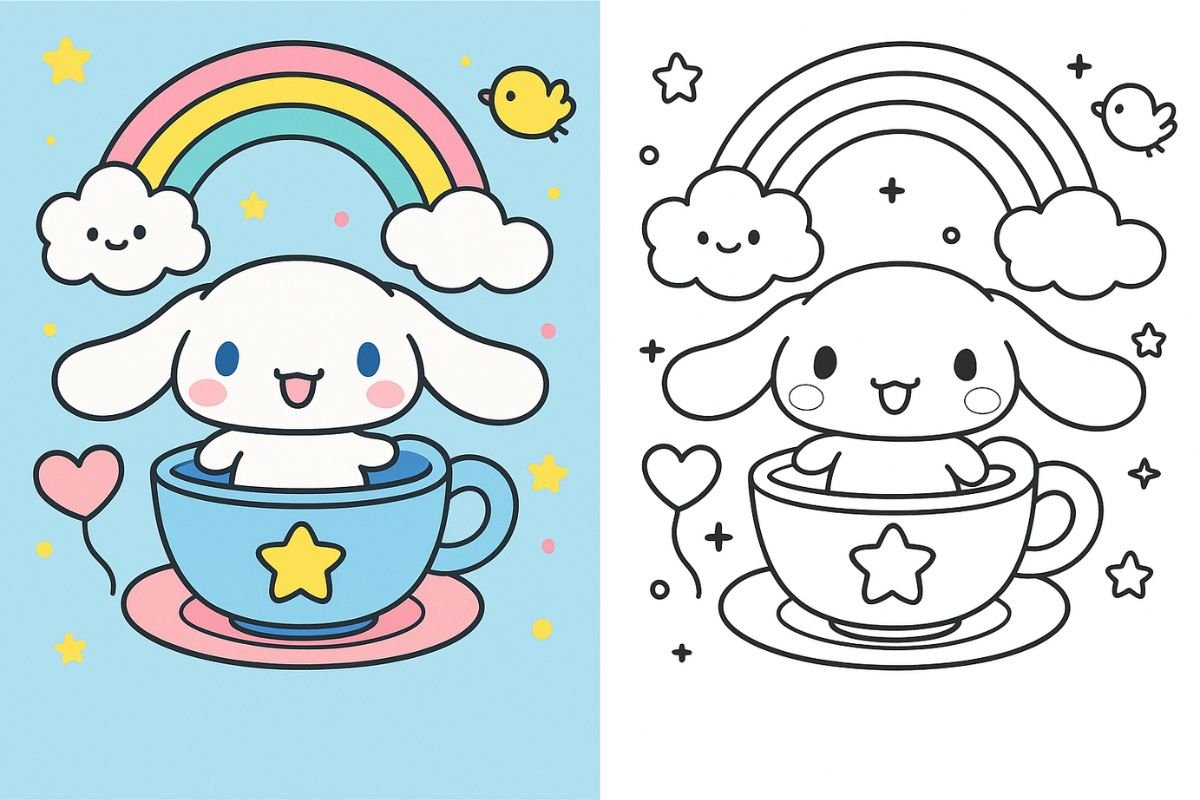 Free Printable Cinnamoroll Coloring Pages for Kids