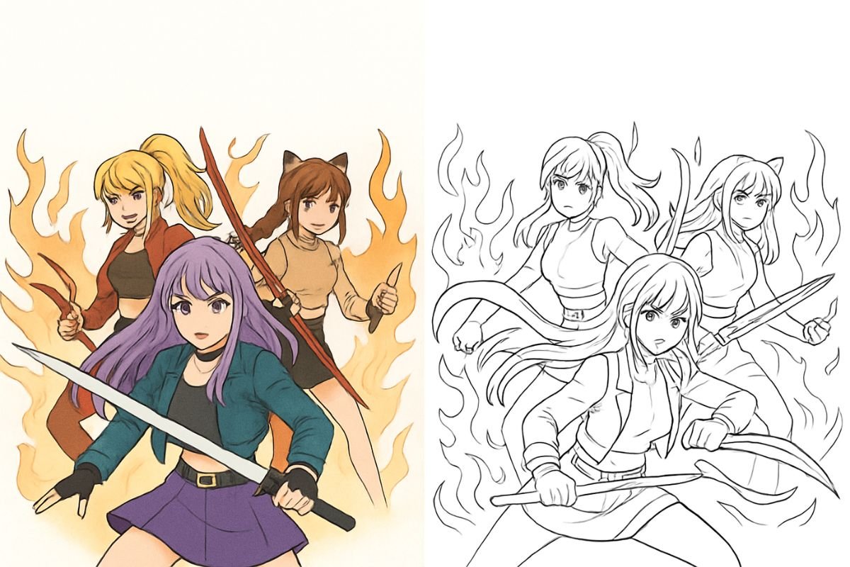 20 Kpop Demon Hunters Coloring Pages – Fun Art for Every Kpop Fan