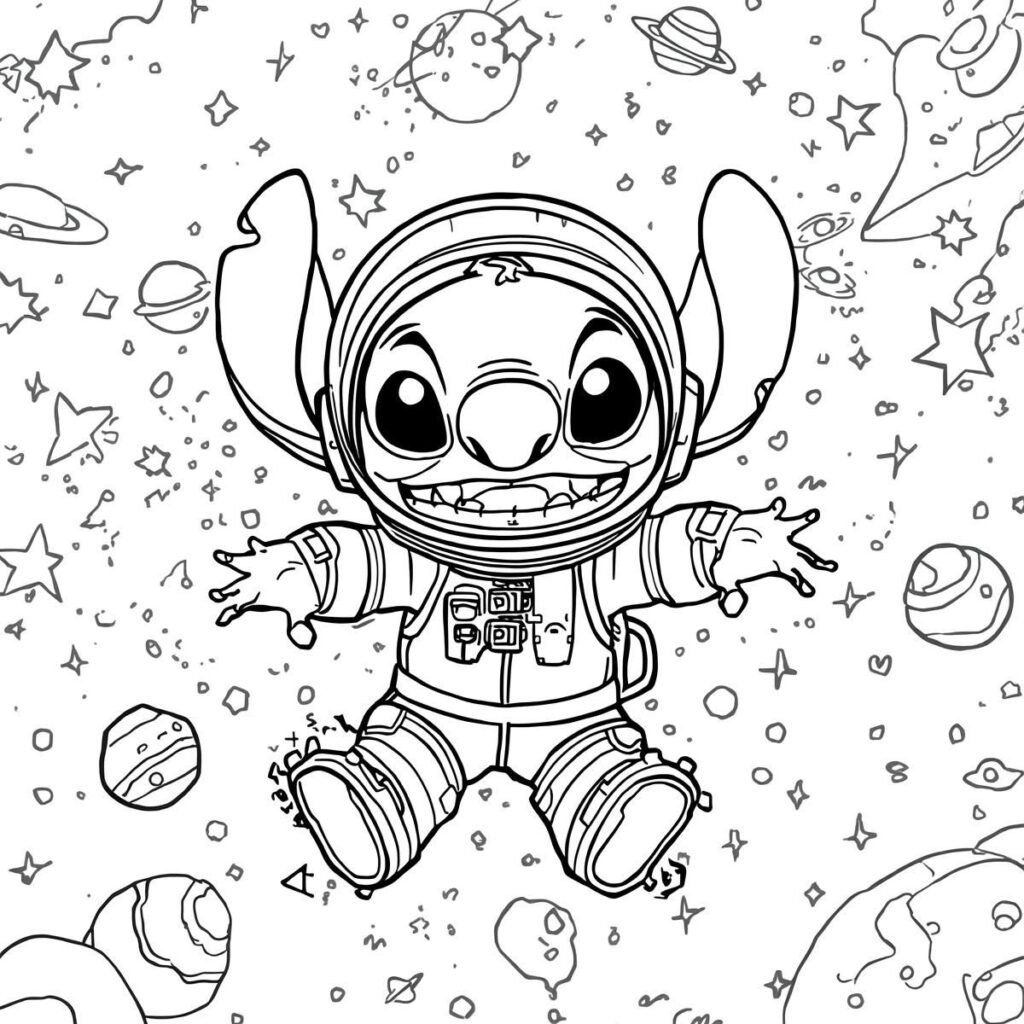 Stitch in Space Suit