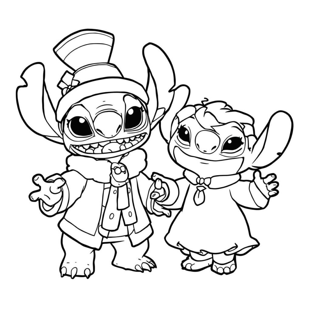 Pleakley and Stitch in Funny Disguises