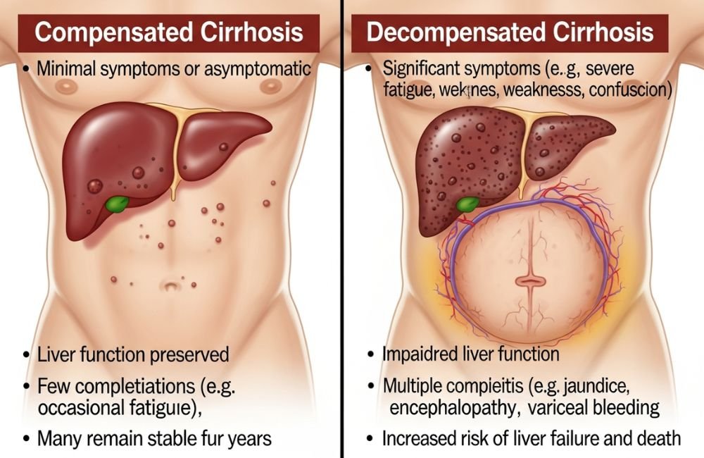What’s the Difference Between Compensated vs. Decompensated Cirrhosis?