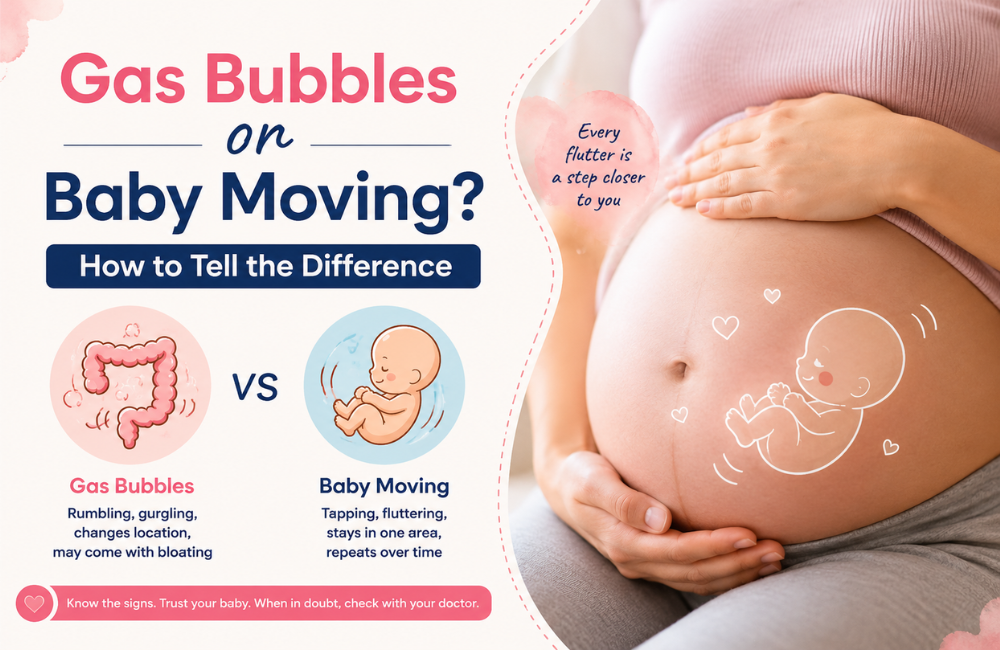 Difference Between Gas Bubbles and Baby Moving: How to Tell the Difference