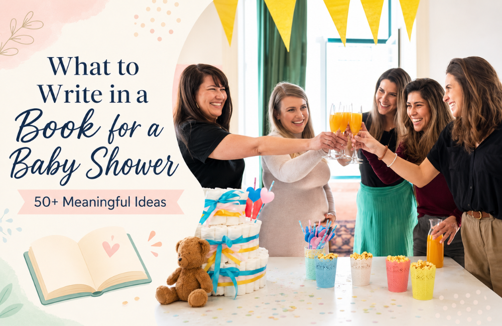What to Write in a Book for a Baby Shower: 50+ Meaningful Ideas